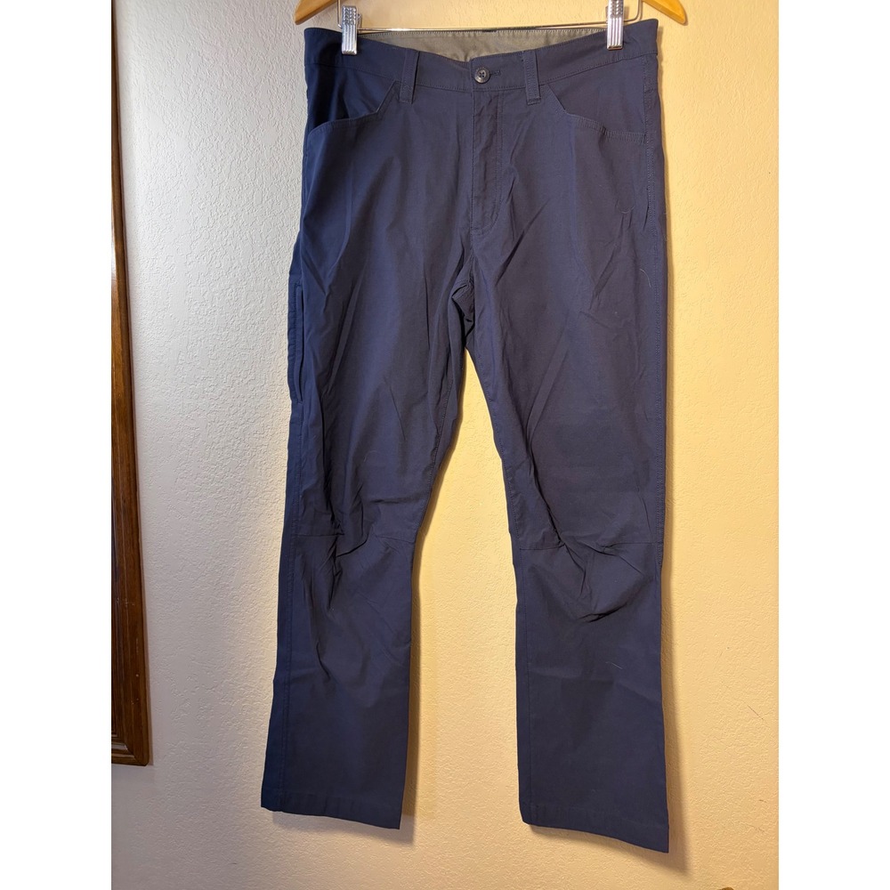 Eddie Bauer First Ascent Guide Pro Pants Mens 33x29 Navy Blue Hiking Outdoor